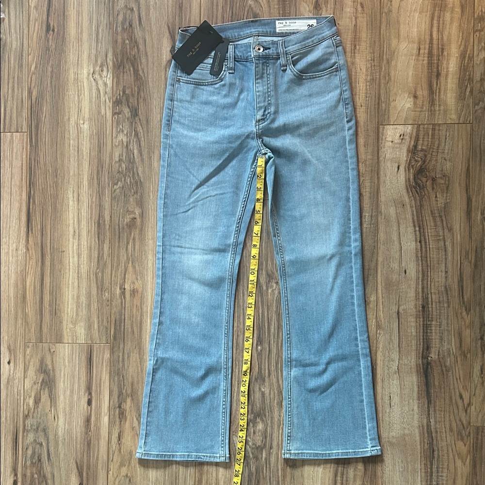 Rag & Bone Light Blue kick flare Cut Jeans NWT